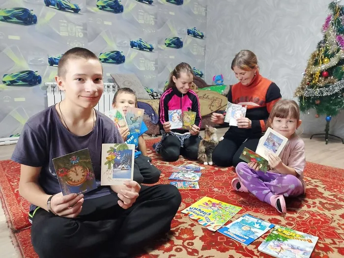история новогодней открытки
